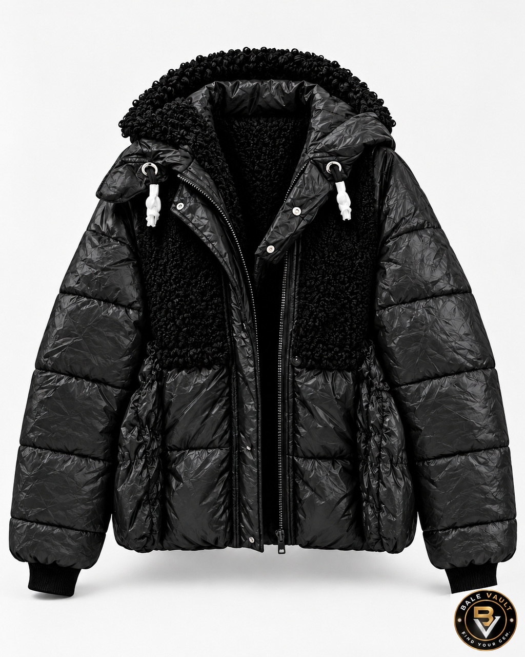 Bale Vault black winter puffer jacket