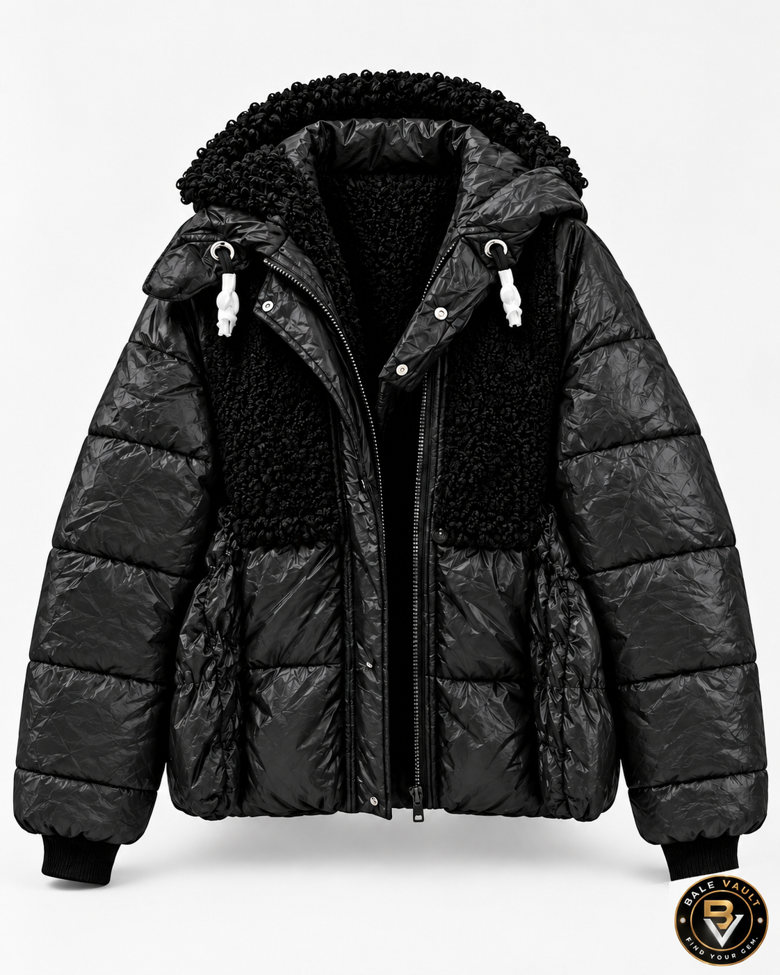 Bale Vault black winter puffer jacket