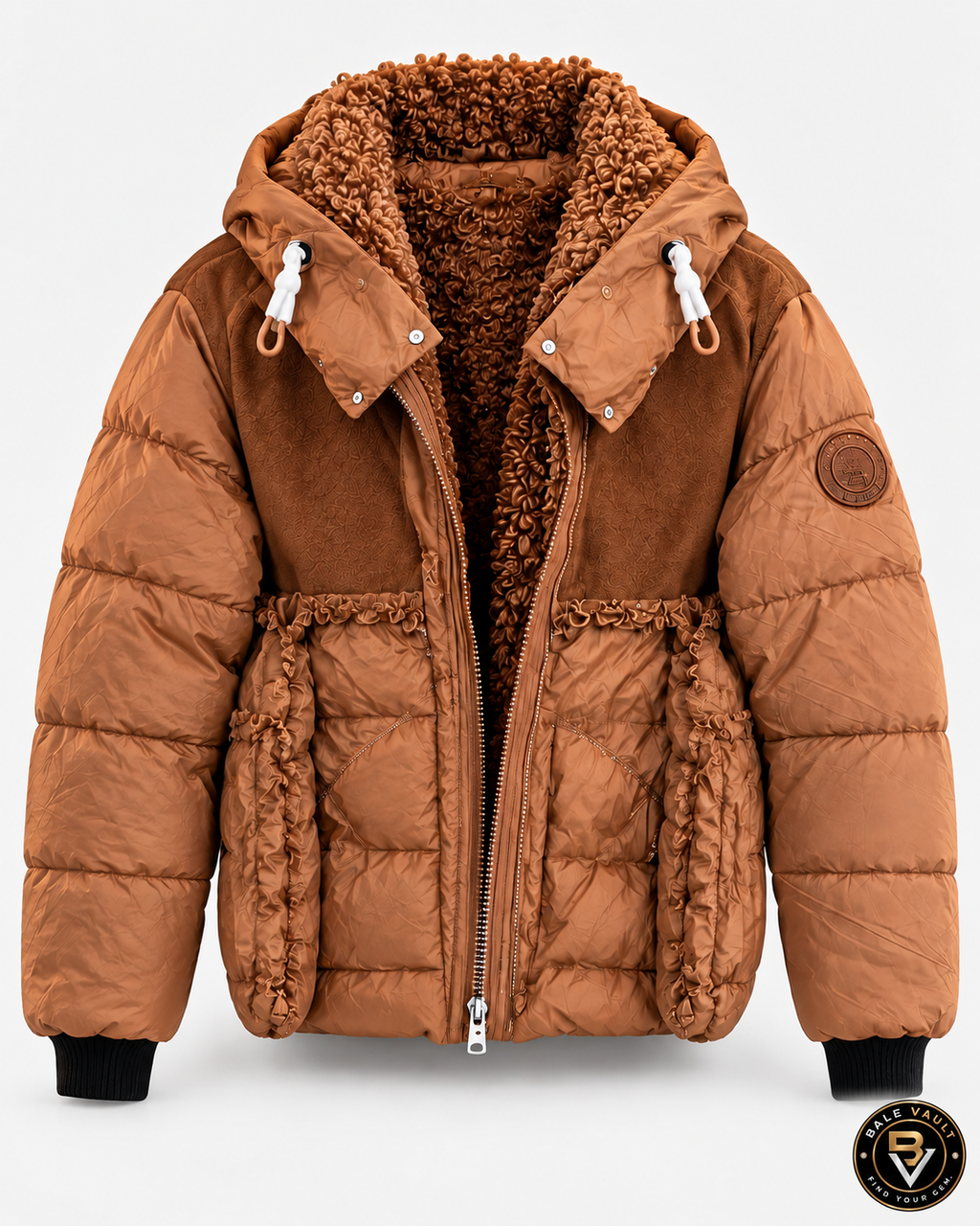 Bale Vault caramel winter puffer jacket