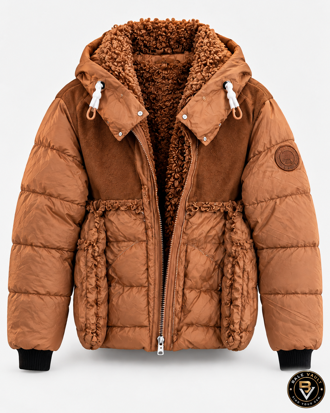 Bale Vault caramel winter puffer jacket