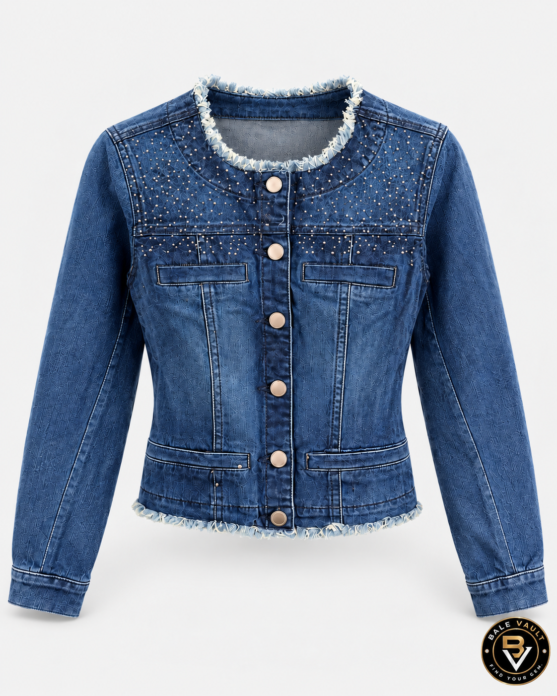 Bale Vault ladies embellished denim jacket