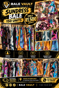Bale Vault sundress bale: 150 assorted dresses, R1500